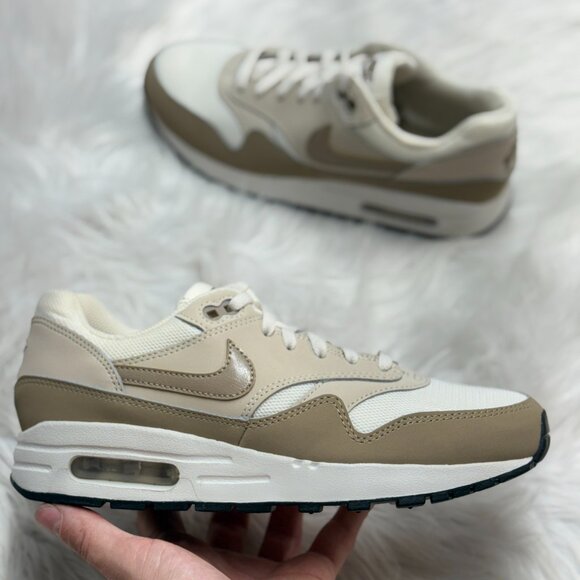 Nike Air Max 1 Light Orewood Brown Khaki GS DZ3307-006 VNDS Sz 6.5 / WMNS 8